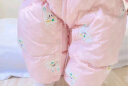 巴拉巴拉童装婴儿连体衣羽绒服假两件宝宝衣服冬装外出萌男童女童 红色调00366 100cm 实拍图