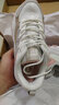 乔丹运动鞋女鞋2025冬新款皮面防水休闲鞋复古老爹鞋跑步鞋子女 象牙色/藕粉色（网面） 35.5 实拍图