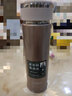 象印（ZO JIRUSHI） 保温杯304不锈钢真空保温保冷杯带滤网泡茶水杯子JTE JTE46-PX香槟色（460ml） 实拍图