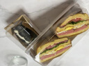 拜杰长方纸塑盒蛋糕卷绿豆糕三明治月饼包装盒 蛋糕寿司盒-20个装 实拍图