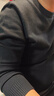 真维斯（Jeanswest）男士春秋季新款圆领套头针织衫打底时尚薄款舒适弹力百搭上衣 黑色-圆领 4XL 码 (190-200斤) 实拍图