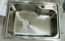 欧琳水槽大单槽厨房洗菜盆一体盆台下盆304不锈钢水槽洗菜池656-B 实拍图