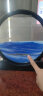 QUEENJOY创意3D流沙画摆件玻璃沙漏桌面艺术装饰品生日礼物小众高级 7寸蓝色黑框 实拍图
