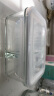 Glasslock韩国进口耐热玻璃饭便当盒微波炉密封冰箱收纳保鲜盒 长方分隔1000ml白色硅胶圈 晒单实拍图