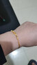 周大福爱心金珠黄金手链(工费260)18.75cm约5.5g EOF63新年礼物 实拍图