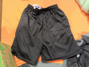 NASA GISS短裤男夏季薄款五分裤宽松大码篮球裤休闲运动沙滩裤 黑色 L 实拍图