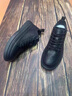 秋冬季新款男鞋厨房防水防滑板鞋男士休闲皮鞋平板鞋工作劳保鞋 【特价款】H13黑色 40 实拍图