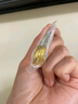 中鑫珠宝520生日礼物黄金妈妈耳环女足金999.9车花耳圈送长辈金耳钉 【现货】3.4g 实拍图