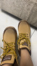 达芙妮（DAPHNE）大黄蜂马丁靴女秋季英伦休闲2023新款短靴大黄靴厚底加绒 黄色 跟高4.3cm 35标准码 实拍图