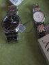 依波（EBOHR）手表 大师系列表白礼物钨钢圈钢带机械情侣黑色/玫金色3006 实拍图