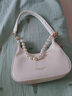 铂呐苓 饺子包女单肩腋下包手提纯色珍珠链条包职场轻熟通勤 饺子腋下包 实拍图