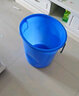 冰禹 BY-7513 大号加厚塑料圆桶 圆形收纳桶 大容量水桶垃圾桶 160L蓝色无盖 实拍图