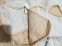 人之初新生儿衣服0-3个月纯棉保暖婴儿内衣和尚服套装秋冬季秋衣加厚初生衣服 蓝色（两用裆款） 59cm 实拍图