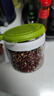 茶花（CHAHUA） 玻璃调料罐调味盒油壶套装厨房带架子糖盐味精罐 3件套+油壶【绿色】 实拍图