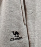 骆驼（CAMEL）加绒运动裤男宽松休闲直筒针织长裤 J13CAVL6034 深花灰 XXXXL 实拍图