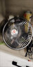 驰卡行汽车载风扇24v大货车专用大风力强风摇头调速面包卡车小电风扇 黑四叶【10寸12V 】 点烟器接口 实拍图