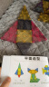 贝磁（Bmag）彩窗磁力片儿童玩具3-6岁磁力积木六一节礼物 100片莫兰迪礼盒 晒单实拍图