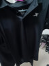 特步（XTEP）运动套装男秋季新款服饰休闲服两件套冰感速干翻领短袖束脚裤子男 黑色-(两件套) L/175 实拍图