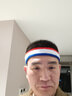 NIKE耐克运动头带发带男女防汗吸汗健身网篮球跑步运动头巾吸汗带 蓝白红色N0001544620OS 均码宽度4.5CM 实拍图