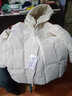 素羽轻罗羽绒服女中长款冬2025年新款韩版加厚宽松面包服学生外套上衣女装 米白色 XL 实拍图