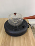 borun HOME加厚耐高温玻璃煮茶壶黑茶小青柑泡茶养生花茶电陶炉煮茶器套装 02款茶壶+黑色茶炉 500ml 实拍图