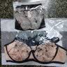 欧迪芬内衣女性感蕾丝超薄低领文胸套装刺绣侧收副乳送女友礼物 XB2325 实拍图
