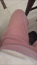 ubras加绒睡衣冬女家居服套装情侣可外穿慕斯条纹舒适居家 蜜桃茶-女士套装 L 实拍图