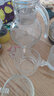 乐唯诗（NERVISHI）竖纹玻璃杯带把手喝水杯子ins高颜值咖啡杯家用泡茶杯加厚牛奶杯 墨兰巴克杯【金色印章】 330ml 1只 实拍图