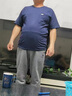 佐攸爸爸装 2件 夏季爸爸短袖T恤中老年人打底衫男装圆领大码上衣爷爷 铁灰色+藏青色 52/XL(140-160斤) 实拍图