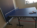 波洛克（BOLUOKE）乒乓球台 乒乓球桌室内家用可折叠标准兵乓球桌案子移动折叠带轮 （2.4米*1.2米）带轮 实拍图