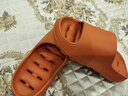 麦乐朵浴室拖鞋女夏天家居家用室内卫生间洗澡漏水镂空速干防滑凉拖鞋男 橙色【【漏水加厚底】 37-38码 实拍图