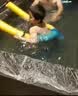 浪千竞学游泳浮力棒漂浮板神器儿童装备浮椅浮力条成人泡沫棍救生海绵条 6.5×150cm【黄色】游泳棒 学游泳教练推荐款 实拍图