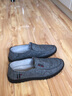 鸿兴祥老北京布鞋男鞋春秋透气休闲鞋防滑牛筋底爸爸鞋一脚蹬驾车鞋 8876男灰单 40 实拍图