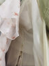 三彩2024夏季新款纯色法式衬衫莱赛尔V领七分袖衬衣短款小衫女 云朵白 155/80A/S 晒单实拍图
