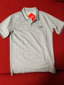李宁 短袖polo衫男女同款夏季新款透气翻领t恤男单位团购订制棉运动服 男款-花灰121 S 实拍图