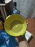 双层塑料洗菜盆沥水篮子厨房神器多功能客厅家用水果盘洗水果菜篮 青黄色（专享） 1个 实拍图