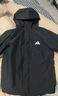 adidas拒水加绒内胆三合一连帽外套男女秋冬阿迪达斯官方轻运动 固态深灰   XL 实拍图