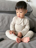 Aengbay昂贝[冰莫®]睡衣婴儿秋衣秋裤套装新生家居服分体宝宝衣服薄款 灰色 73 实拍图
