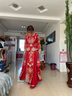 枝己（ZEIMSSMM）秀禾服新娘2025新款中式婚纱结婚礼服古装旗袍龙凤褂 803双袖加钻款 M 实拍图