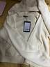 BM针织开衫毛衣女2025新款秋冬美式奶呼呼简约百搭连帽针织开衫卫衣 米色 均码 实拍图