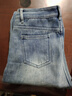 真维斯（Jeanswest）复古蓝阔腿牛仔裤女款秋冬新款高腰垂感直筒宽松小个子拖地裤子女 复古蓝长裤【加绒】 L 实拍图