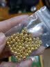 喜上眉梢足金999重工古法金珠散珠3D硬金光面磨砂黄金转运珠圣诞节礼物女 1.4g【4mm重版光珠七颗】 实拍图