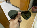 雷朋（RayBan）经典飞行员系列太阳镜男女款防晒墨镜时尚开车出行眼镜0RB3025 W3234金色镜框绿色镜片 尺寸55 实拍图