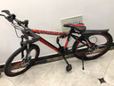 凤凰（Phoenix）山地自行车成人男女学生青少年减震变速越野公路通勤车山地车 26寸黑红铝合金车架 27速数字指拨（前中后全轴承） 实拍图