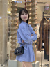梦特娇（MONTAGUT）2025新款牛皮包包女包时尚小香风单肩包女菱格斜挎包母亲节礼物 R7512024011黑色小号 实拍图