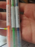 西玛（SIMAA）6色双头荧光笔考试复习重点标记笔 办公学生通用醒目手帐可用水性记号笔30支装-厂家发货 晒单实拍图