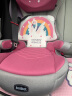 贝思贝特（besbet）儿童安全座椅汽车用3岁以上-12岁增高垫便携式简易大童坐垫 彩虹天鹅+满天星头枕 实拍图