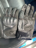 外星蜗牛T5羊皮骑行手套机车四季骑行手套透气防摔防滑耐磨可触屏全指手套 黑色 L 实拍图
