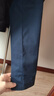 哈吉斯（HAZZYS）男装 春秋款男裤子【莱卡抗菌】通勤休闲裤男ATDZP0BCF14 藏青色NV 34 （175/82A） 实拍图
