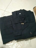 冠诺达（GUANNUODA） 全棉工作服套装男焊工春秋长袖工程服 电焊服防烫 汽修工程服劳 纯棉藏蓝色套装 XL (175) 实拍图